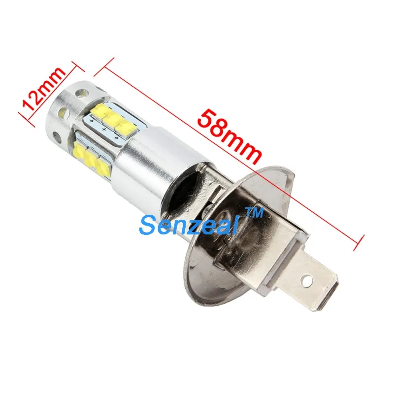 2 шт. 80 Вт H1 CREE Chips 16SMD XBD высокомощные Противотуманные фары светодиодный дневный