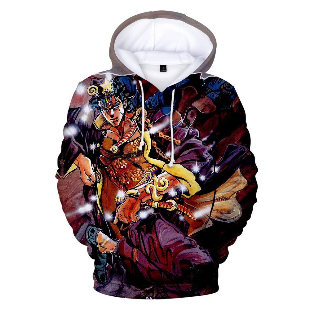 Мультфильм JOJO 3D толстовки кофты для мужчин's женщин с длинным рукавом Harajuku