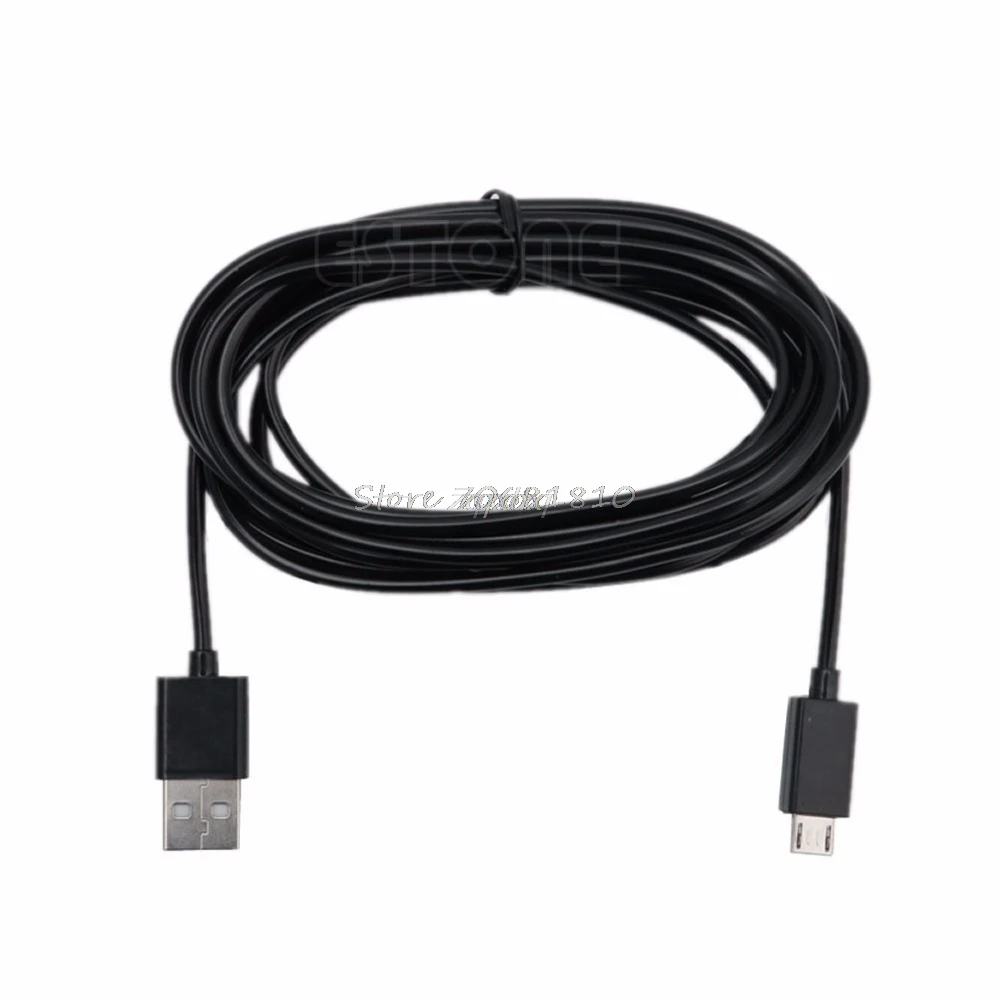 Длинный Micro USB зарядка 3 метра кабель питания для PS4 контроллеры Xbox One Z17 Прямая