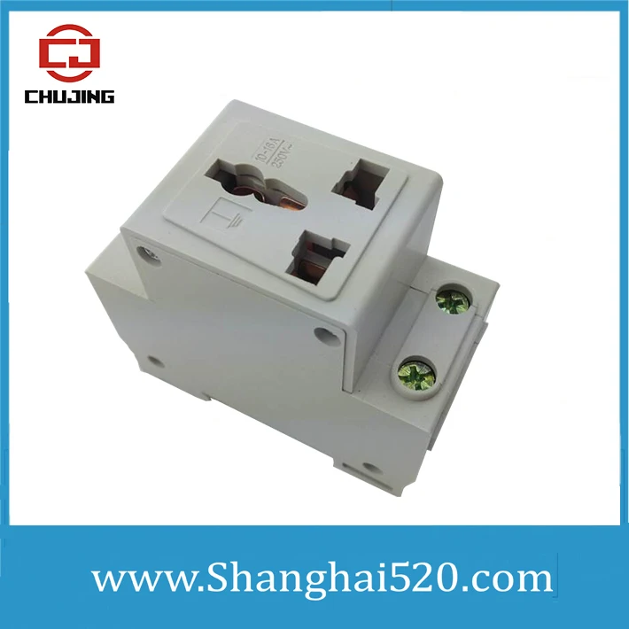 

30 шт. 3 контакта многофункциональная модульная розетка, din-рейка AC30 250V AC, 10A-16A австралийская розетка