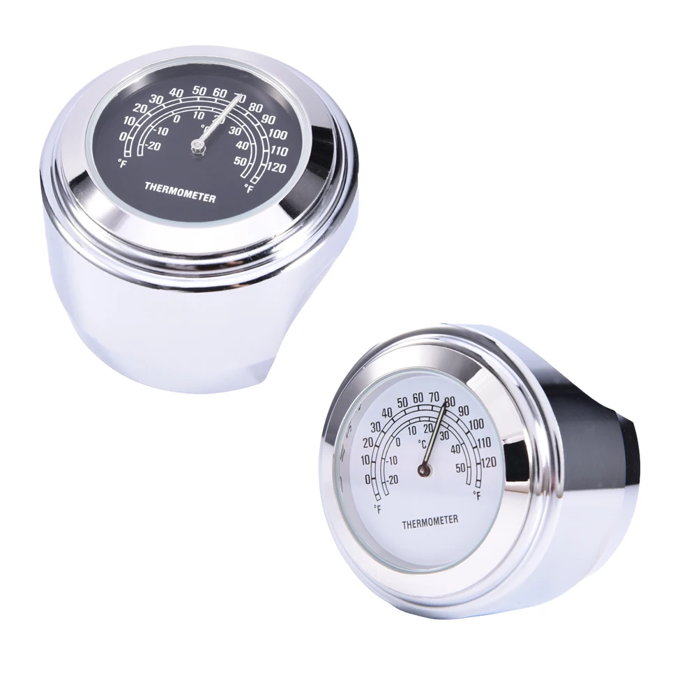 Универсальный хромированный термометр для мотоцикла 1 шт. 26 мм/1 &quot