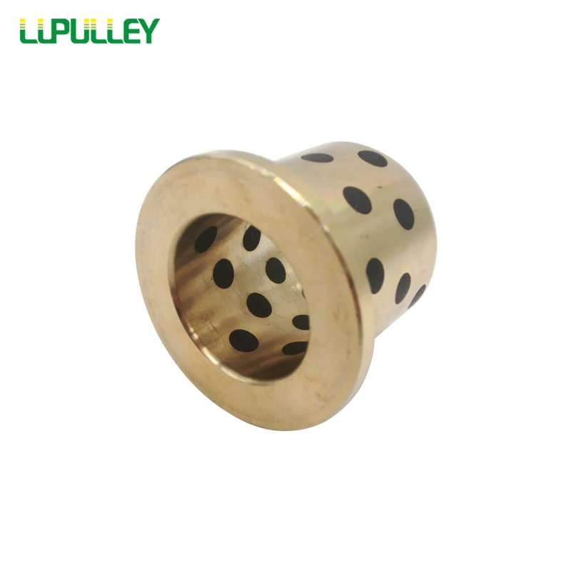 LUPULLEY Фланцевая безмасляная втулка графитовый медный твердый самосмазывающийся подшипник 70 мм* 5 мм фланец* толщина 55x45x30 мм ODxIDxHeight
