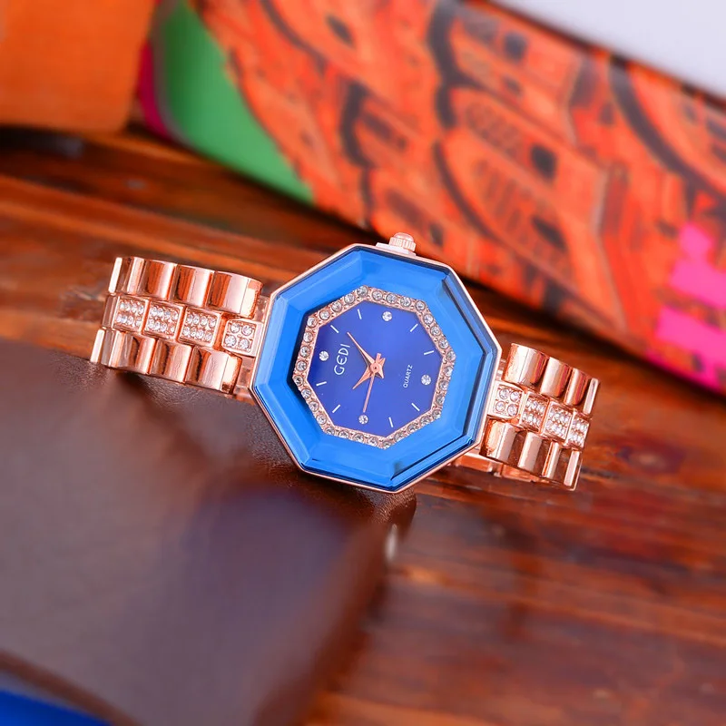 

Brand Luxury Women Watches Stainless Steel Waterproo Quartz Ladies Watch Women Bracelet Crystal Female Clock Relogio Feminino