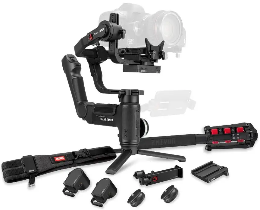 Zhiyun Crane 3 Lab 3-осевой ручной карданный Стабилизатор камеры Viatouch steadicam для dslr камер canon sony pk Crane 2