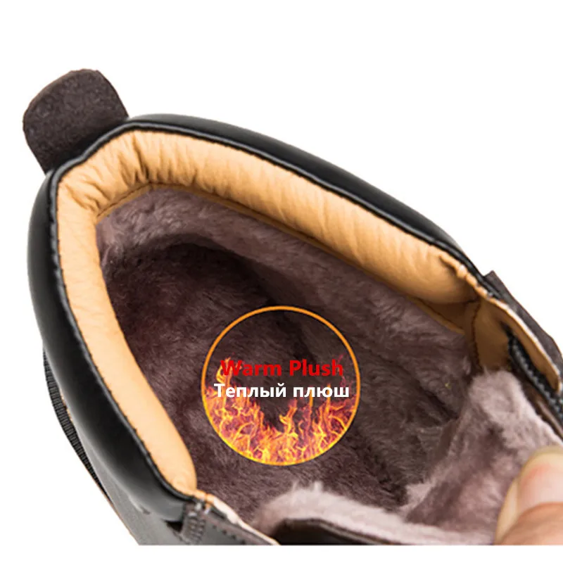 Мужские ботинки Mynde черные из натуральной кожи на весну осень и зиму 2019|Зимние