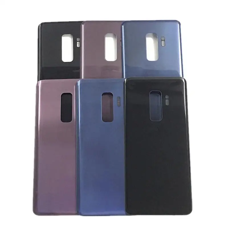 Стекло материал задняя батарея Дверь чехол для Samsung Galaxy S9 Plus G965 G965F G9650 Задняя