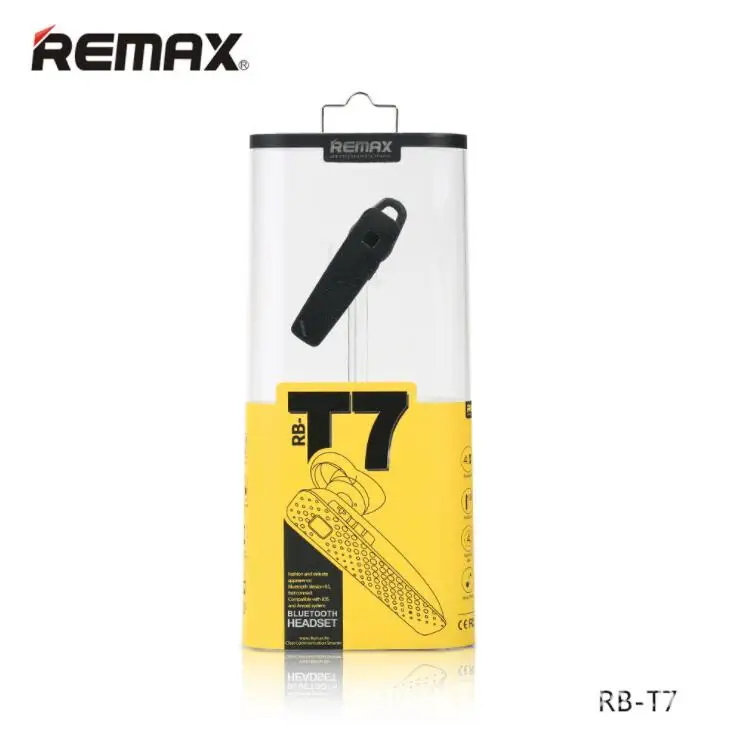 Remax RB T7 Bluetooth 4 1 Ушные крючки мобильный телефон Универсальный Беспроводной для
