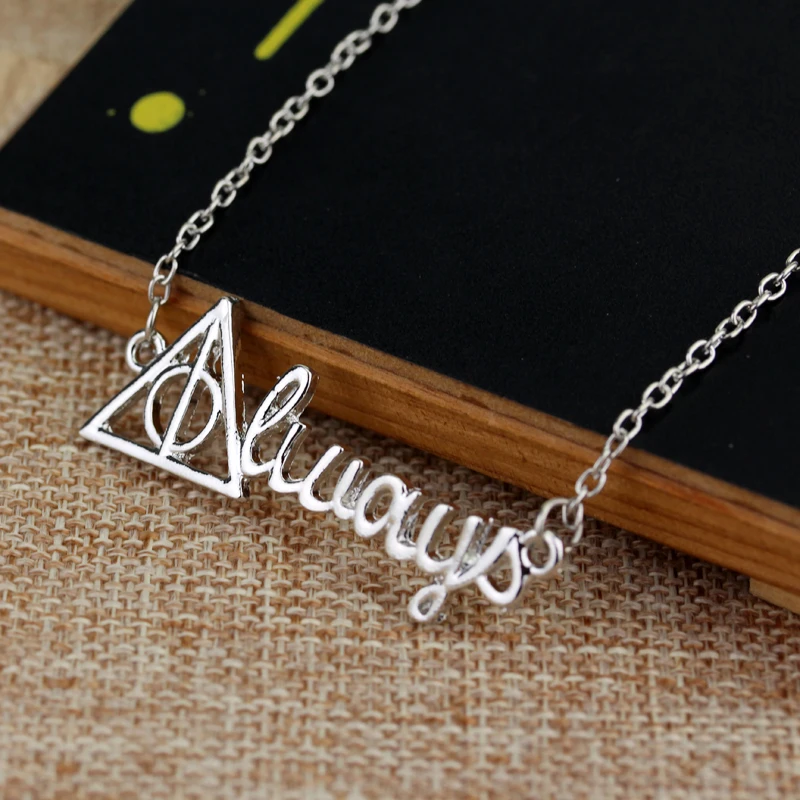 20 шт./партия, ожерелье Deathly Hallows, подвески Horcrux, ювелирные изделия, Deathly halloes, вращающееся колье с кулонами треугольной формы для мужчин