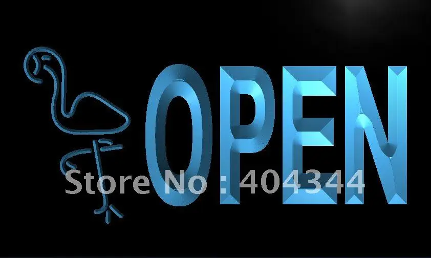 

LK704-открытый логотип фламинго, светодиодный неоновый Световой знак