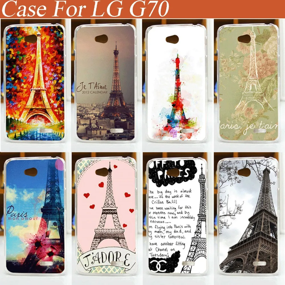 Прозрачный твердый пластиковый чехол на заднюю панель для LG L70 D320 D325 | Мобильные