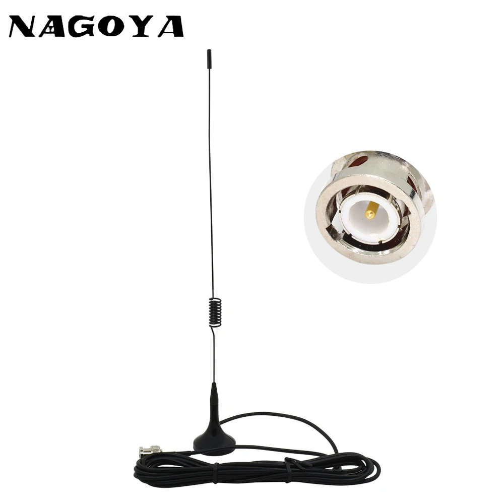 NAGOYA UT 102UV BNC VHF UHF 144/430 МГц Двухдиапазонная автомобильная антенна для Tk100 Tk200 Tk308 Ic v8