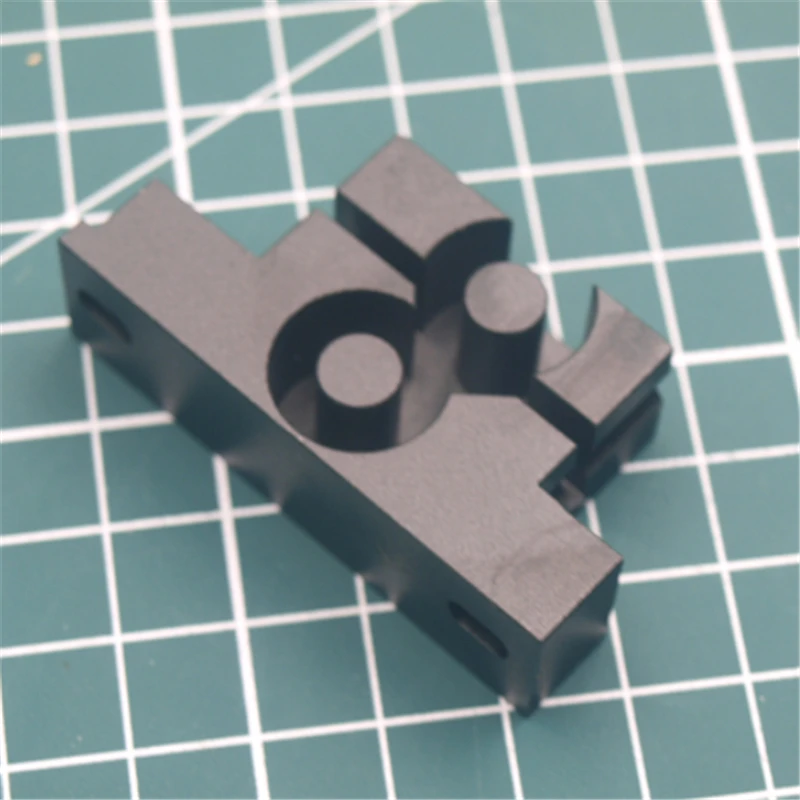 1 шт. Reprap Prusa i3 MK2 3D принтер черный анодированный алюминиевый сплав Y ось держатель