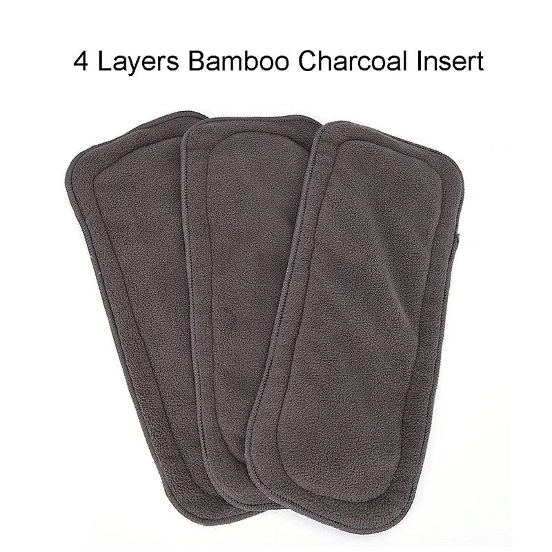 1 шт Многоразовые Детские Подгузники моющиеся 4 слоя хлопчатобумажной ткани