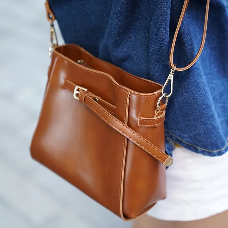 Женская кожаная сумка BARHEE женская сумка-мессенджер винтажная на плечо для женщин