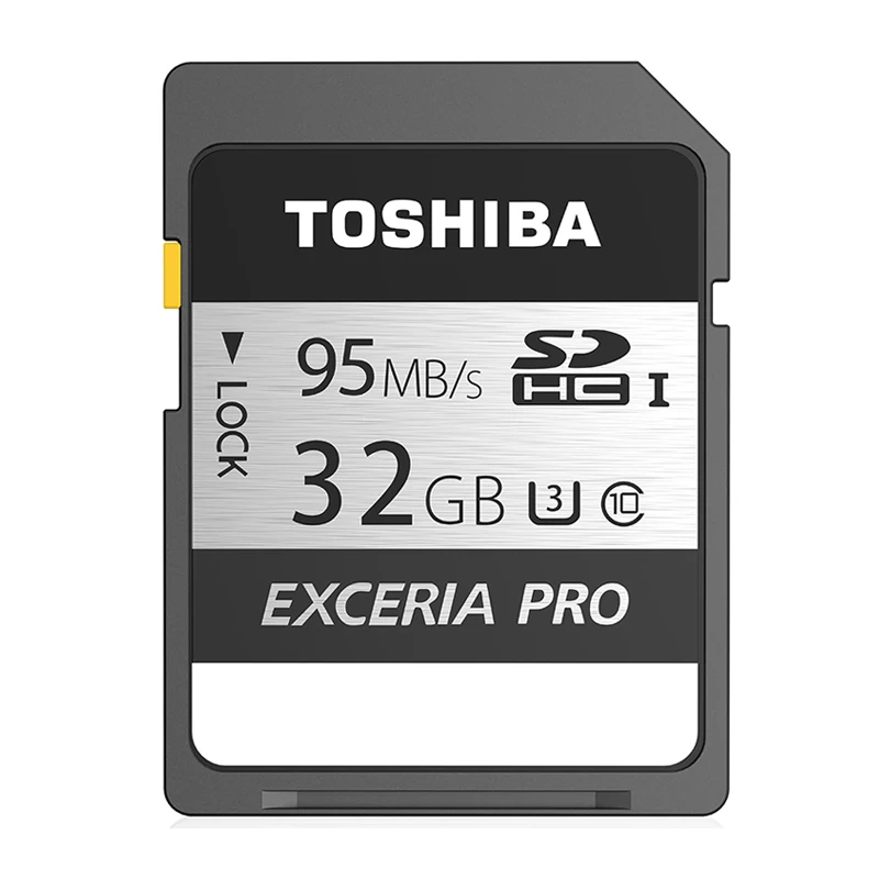 TOSHIBA 32 Гб 64 128 ГБ SD карта UHS I U3 SDHC SDXC класс 10 памяти 95 МБ/с./с EXCERIA PRO N401 для
