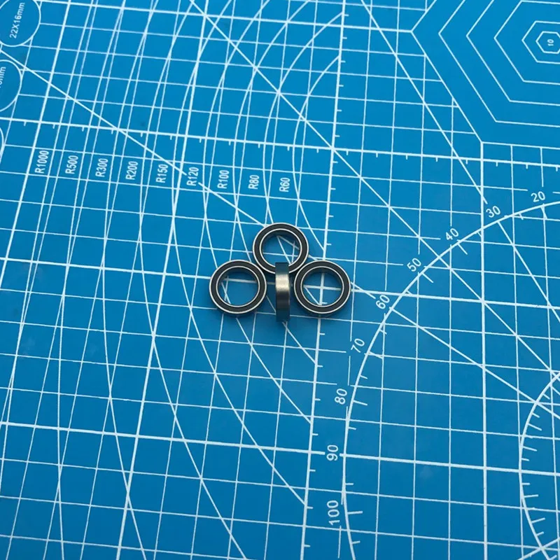 Free Shipping 10pcs 6702RS The high quality of Black sealed ultra-thin section deep groove ball bearing 6702-2RS 15*21*4 mm 6702 |