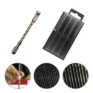 Набор инструментов для сверл WREOW Twist, набор инструментов с микро-алюминиевым полуавтоматическим бесключевым ручным сверлом, патрон для работы по дереву