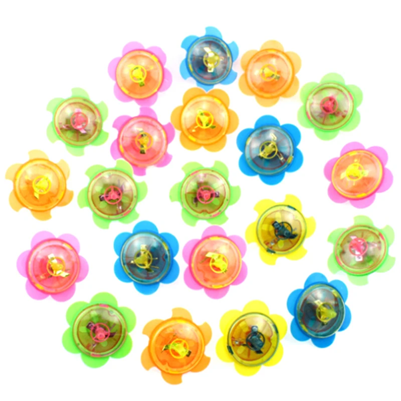 random 5PCS 1 или 5 шт вспышка волчок светодиодная Лазерная музыкальный гироскоп детский музыкальный Волчок детская игрушка случайный цвет - Цвет: random 5PCS