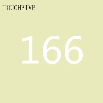 166 1 шт. TouchFive на выбор, 168 цветов, маркеры для эскизов, маркеры на спиртовой основе, набор цветных маркеров, товары для рукоделия, ручка для школы - Цвет: 166