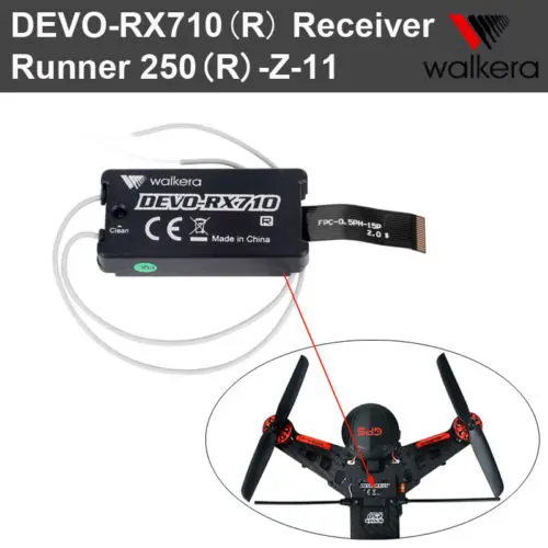 Walkera Runner 250 Advance parts DEVO RX710 (R) приемник Z 11|runner 250|walkera runnerwalkera runner |