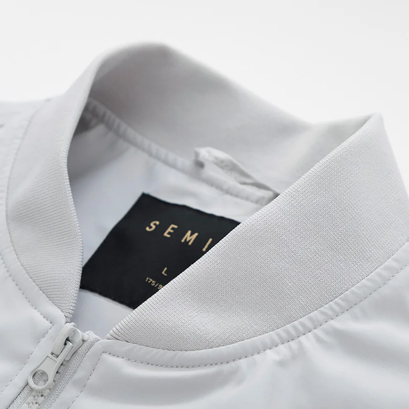 Куртка SEMIR мужская бейсбольная Бомбер С язычком спортивная куртка на молнии с