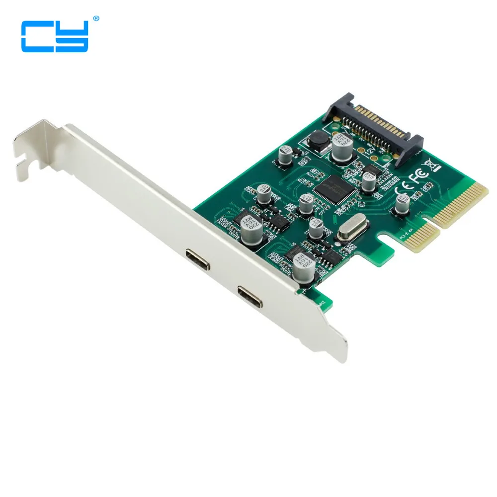 

Устройство работающее от прикуривателя с 2 портами USB-C USB 3,1 Type-C PCI express карты + PCIe низкий профиль кронштейн pci-e 4x к usb3.1 адаптер тype C SuperSpeed 10 Гбит/...