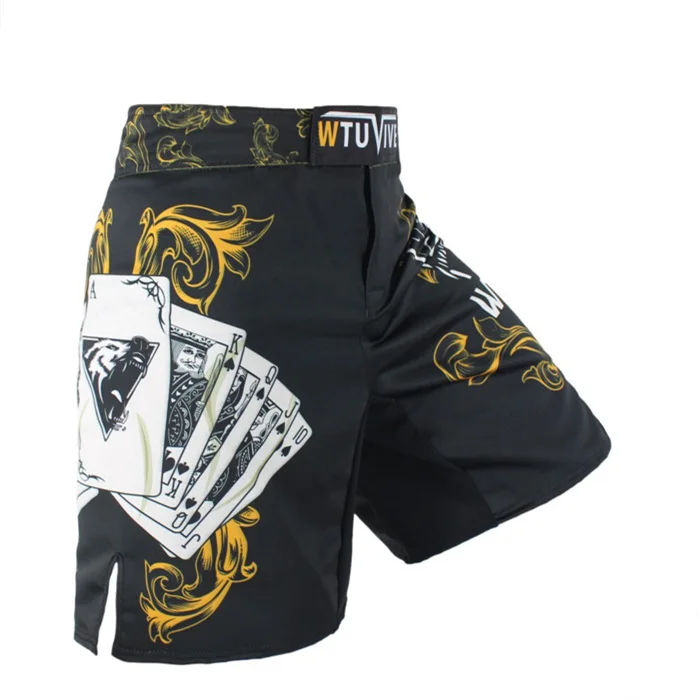 Новинка 2018 боксерские шорты для ММА тренировочные с принтом муай-тайского зала