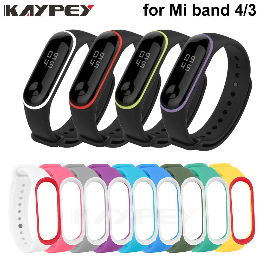 Мягкий браслет для Xiaomi mi band 4 3 ремешок силиконовый ремешок для mi band 3 Correa умные аксессуары mi band 3 4 ремешок браслет