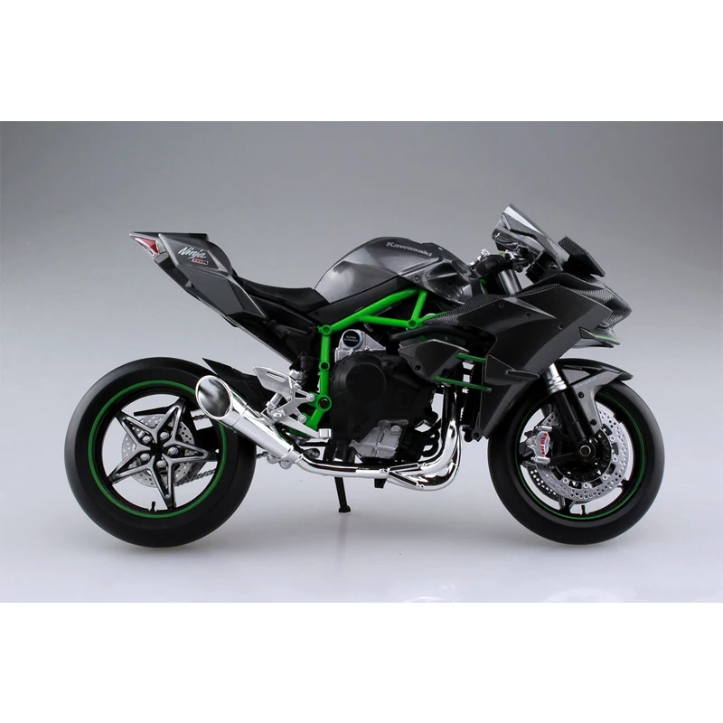 OHS Aoshima 104576 1/12 Ninja H2R гонка Ver. Масштаб готовой Литая модель мотоцикла