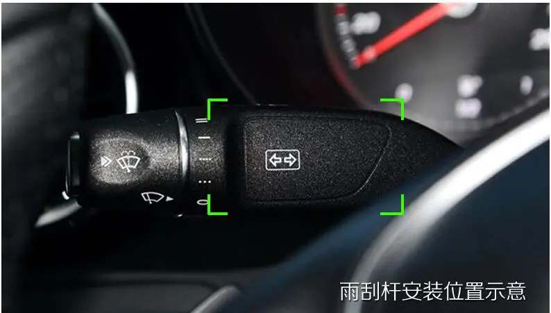 Новый 2 шт авто Ruitenwisser Shift Schakelaar Knop Decoratie отделка рамка наклейка для Mercedes Benz A/B/E Klasse