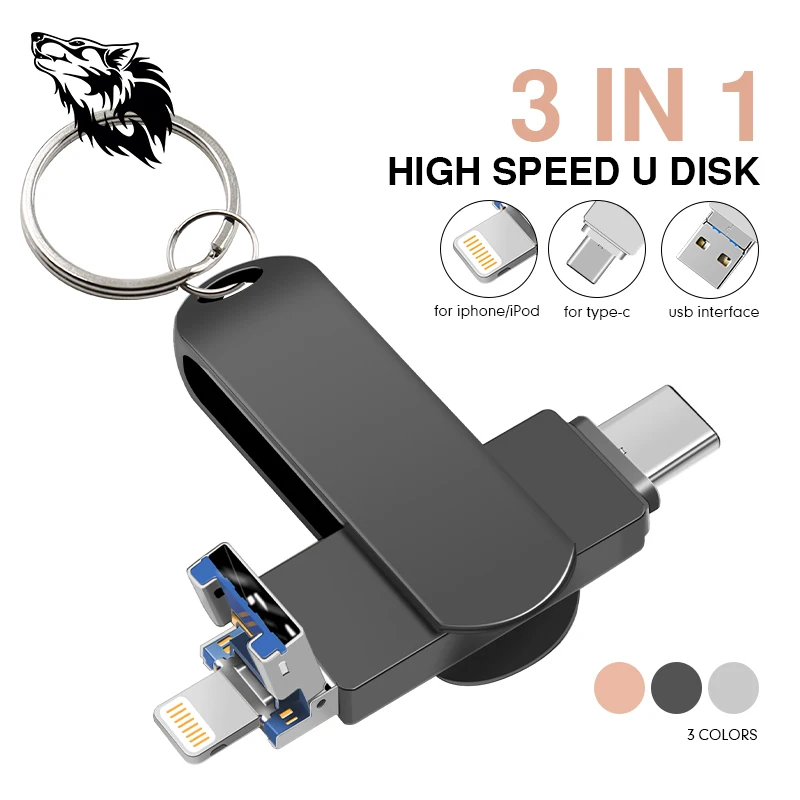 Новый Usb 3 0 OTG USB флеш накопитель для iPhone/Tablet/PC 8 ГБ 16 32 64 Гб 128 высокоскоростной