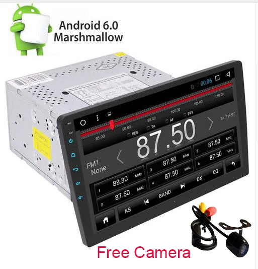 Android 7 1 четырехъядерный 10 дюймов Универсальный двойной 2 din Автомобильный GPS (без