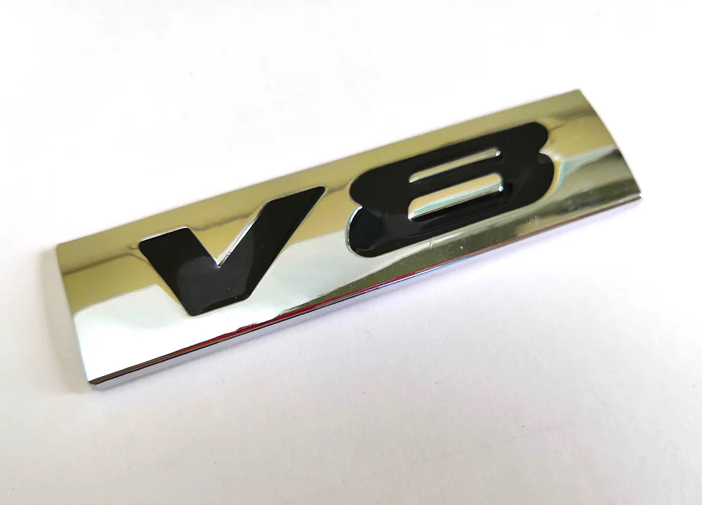 V6 V8 эмблема на багажник Наклейка для TOYOTA Honda Mitsubishi VOLVO GEELY CHERY HAVAL Dodge JAGUAR