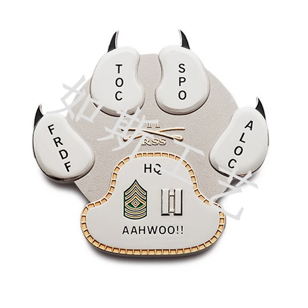 

Pierced custom commemorative coins