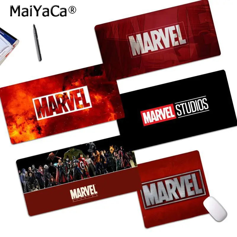 Maiyaca мой любимый коврик для мыши с логотипом комиксов Marvel резиновый компьютерный игровой коврик для мыши большой коврик для мыши клавиатуры