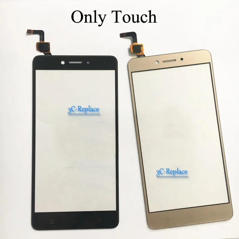 Протестированный черный/белый/золотой 5,5 дюйма для lenovo K6 Note/K6 Plus ЖК-дисплей кодирующий преобразователь сенсорного экрана в сборе/или только сенсорный