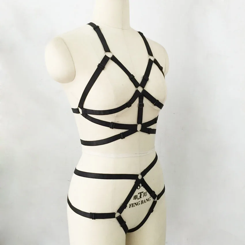 Новинка черный бюстгальтер с металлической пряжкой для вечеринки сексуальный