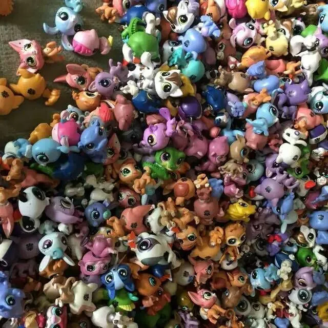 1 шт. Littlest Pet Shop куклы игрушки Фигурки ПВХ Дети различные стили игрушка цифры для