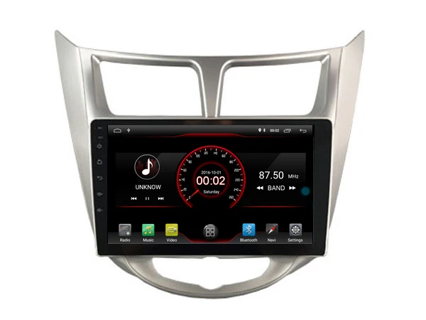 Deluxe Edition автомобильный Android 9 0 плеер для hyundai Accent верна Солярис 2012 Планшеты 4G sim