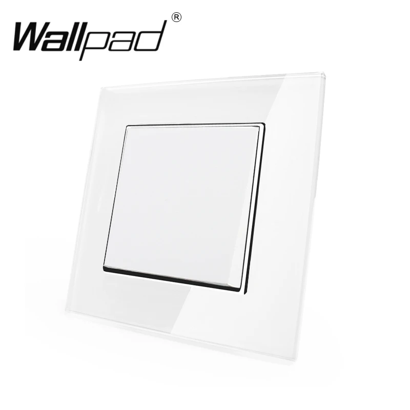 1 местный промежуточный переключатель Wallpad 110 250V белый Комплект люксовых туфель