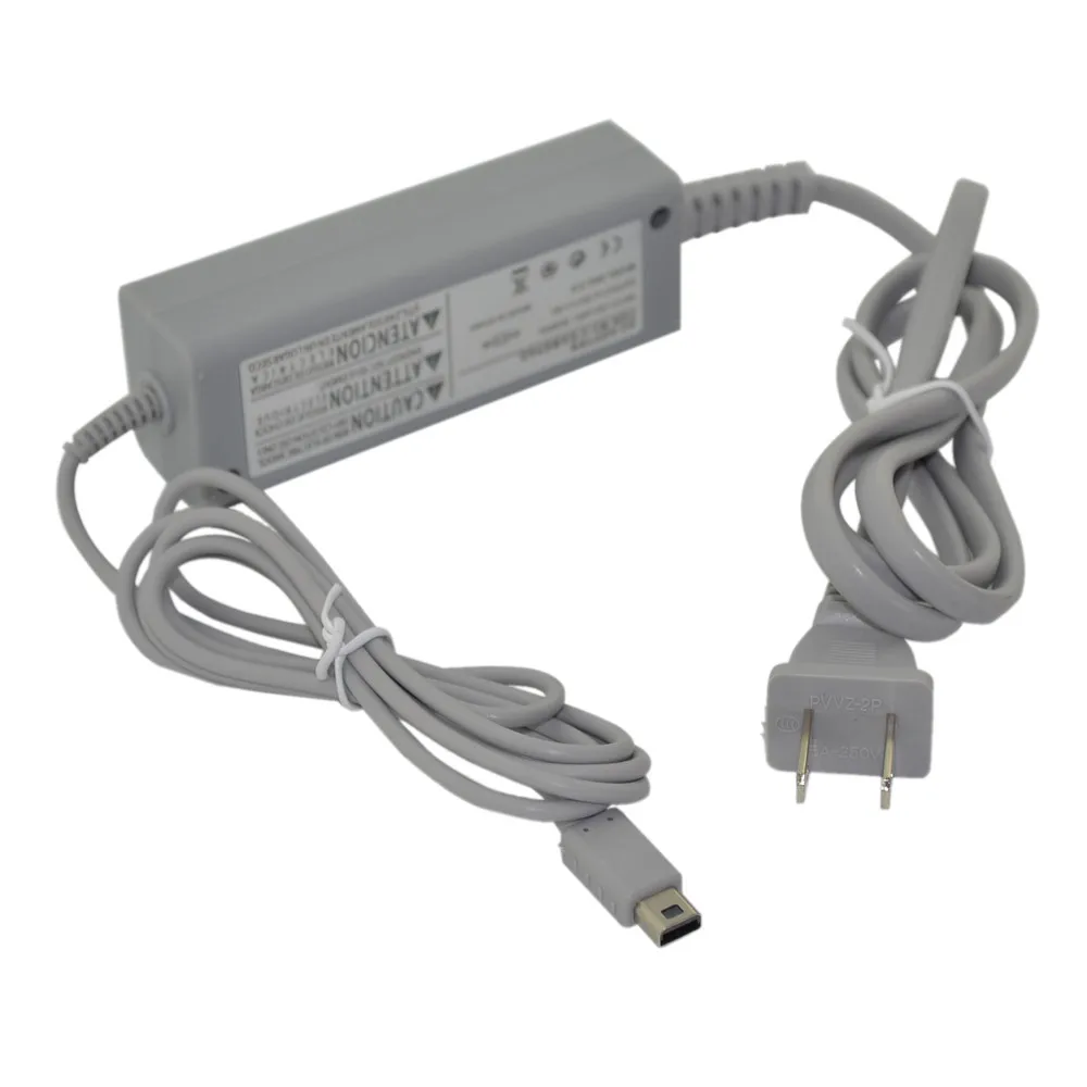 1 adet 100-240V duvar AC güç adaptörü evrensel şarj Wii U için ab/abd Plug
