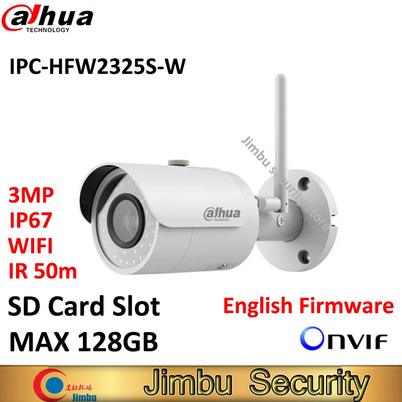 Камера Dahua мини камера IP67 с разъемом для sd карты 3 Мп IR50M Wi Fi улицы IP заменой