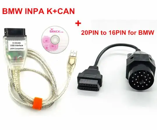 Автомобильный диагностический инструмент INPA K + CAN интерфейсный кабель USB DCAN с 20