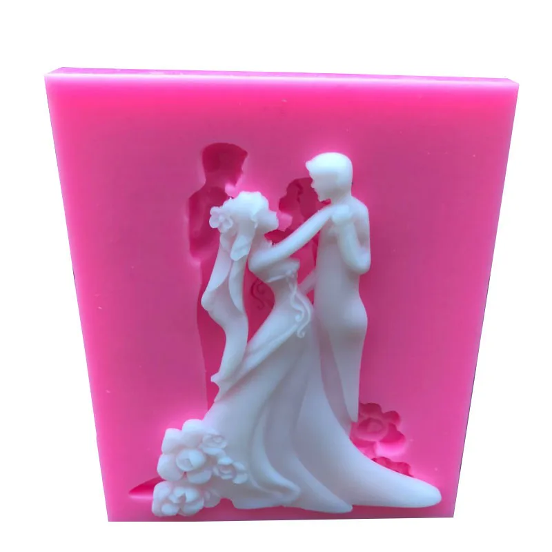 Yueyue Sugarcraft Свадебные силиконовые формы помадная форма инструменты для украшения