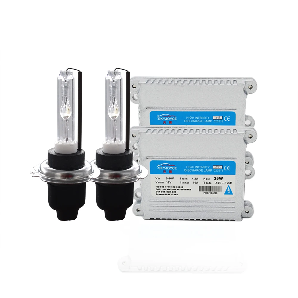 Оригинальный комплект ламп 35 Вт Cnlight HID Xenon H1 H3 H7 HB3 HB4 H11 9012 D2H с быстрым стартом 12 в