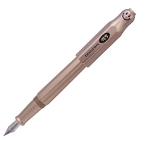 full aluminum alloy metal smile face fountain pen sy cute lovely gray fashion writing gift pen smooth iridium 0 380 5mm