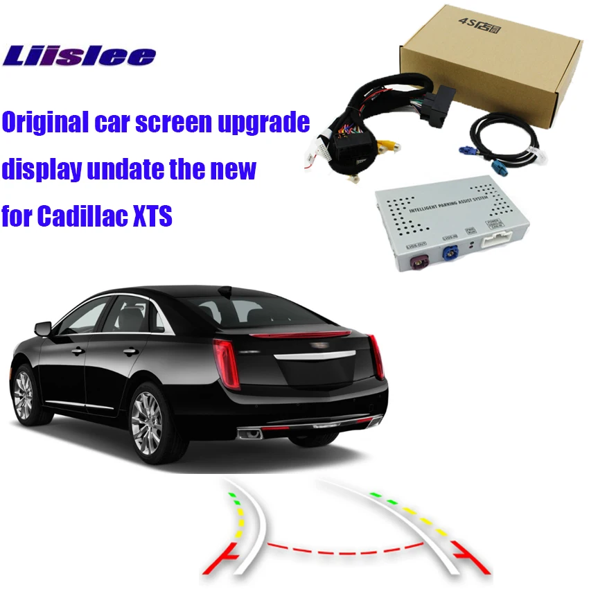 Liislee камера заднего вида интерфейс комплект камера заднего вида для Cadillac XTS