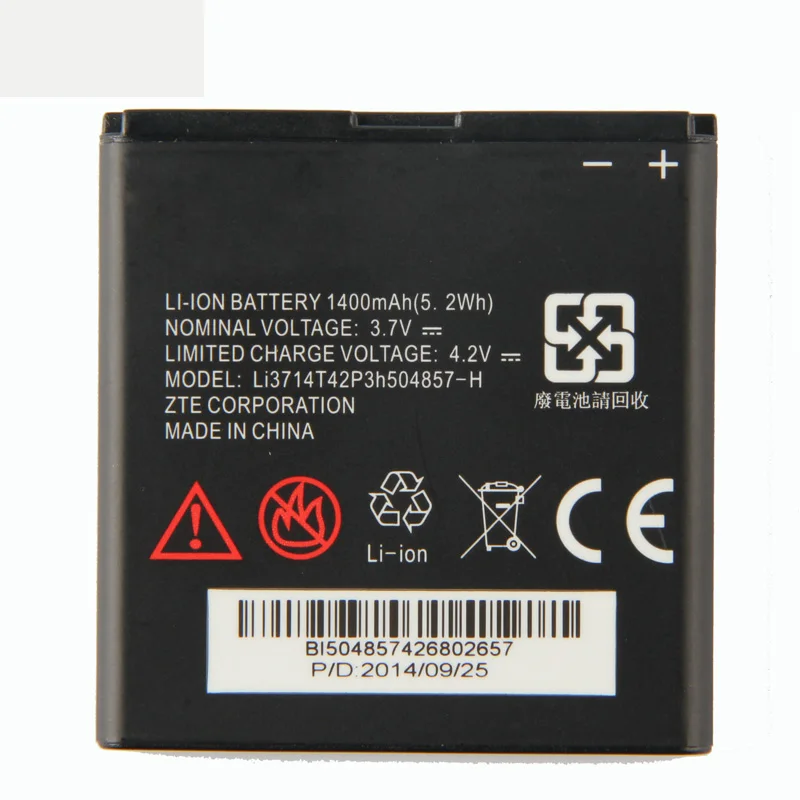 Оригинальный аккумулятор Li3715T42P3h504857 для телефона ZTE Beeline smart 2/ZTE U830 U812 V788D U788 1500