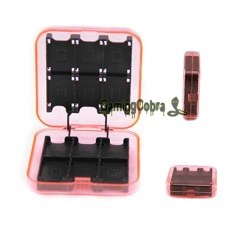 ABS Game Card Storage Protective Hard Case Box For Nintendo Switch 24-in-1 Pink |