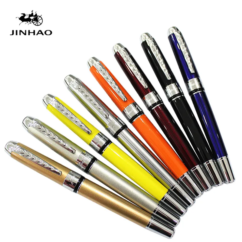 Jinhao 250 Бизнес 7 цветов на выбор Средний Перо иридиевая точечная полностью